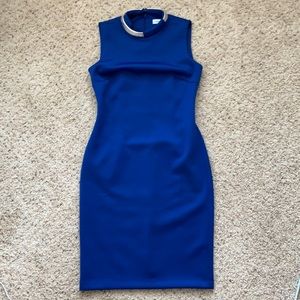 • Calvin Klein Royal blue Sheath Dress •